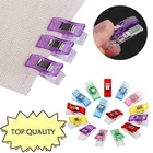 Зажимы для шитья, разноцветные, пластиковые, 50100, клипсы для квилтинга, 1020тканевые зажимы шт.