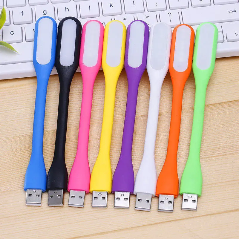 

LED Night Light Portable Flexible Mini USB Book Lamp Reading Light for Power Bank Pc Laptop Notebook