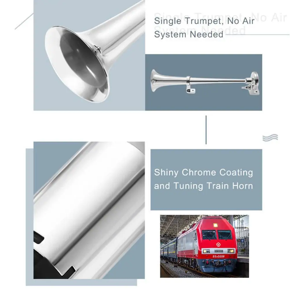 Автомобильный воздушный гудок 12 В супер громкий сирена в металлическом корпусе