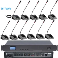 micwl 36 gooseneck digital microphone conference wired system 36 table built in speaker 1 chairman 35 delegate unit mic