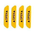 4 шт.компл. стайлинга автомобилей Предупреждение автомобиля Стикеры прикрепленный к двери, чтобы открыть дверь аварии Безопасность Предупреждение Стикеры s светоотражающие