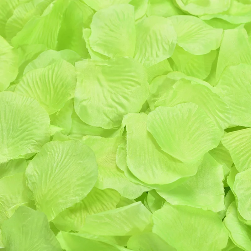 1000 шт. искусственные лепестки роз для свадебной комнаты шелковая ткань украшение