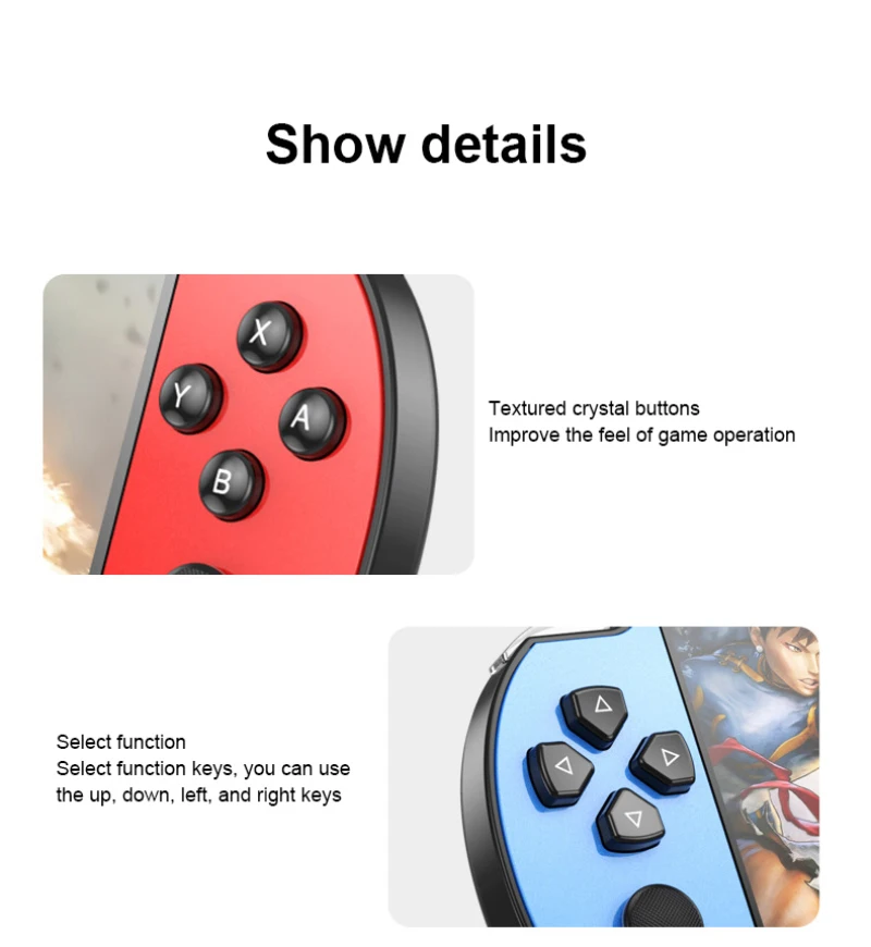 

Handheld Game Console Nostalgic 4.3 Inch HD Big Screen 8G Double-rocker X7 Game Classic Retro Mini Handheld MP5 Video Game