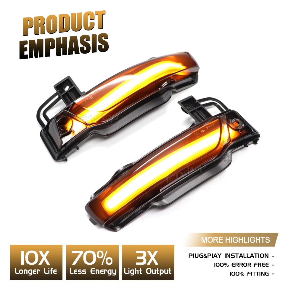

Dynaimc Turn Signal Lamp Side Fender Intermittent Mirror Indicator Light Car Accessories For Jeep Grand Cherokee WK2 2011-2020