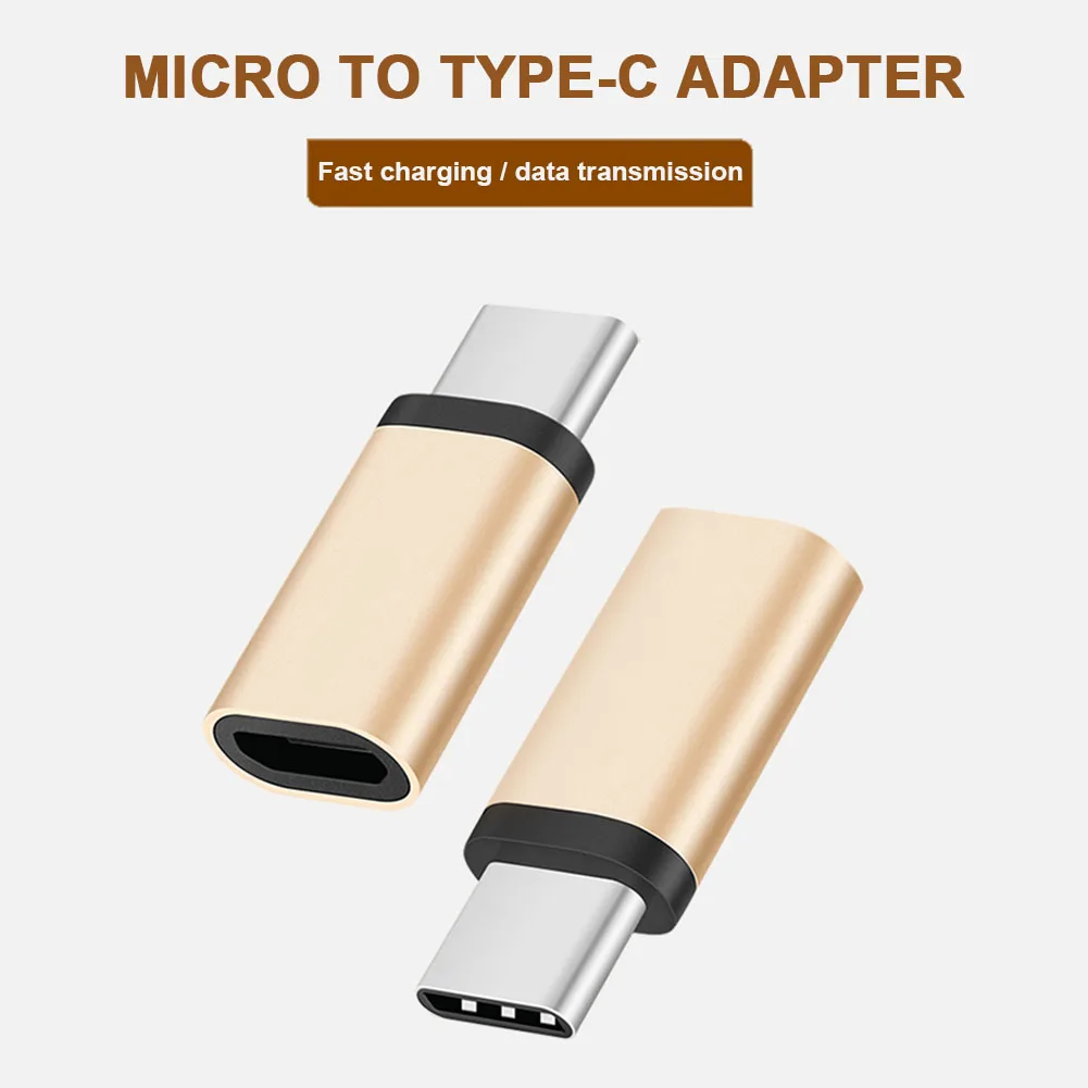 Переходник с разъемом Type C Male Micro USB для Xiaomi HuaWei P9 Letv SUB Sale|Компьютерные кабели и