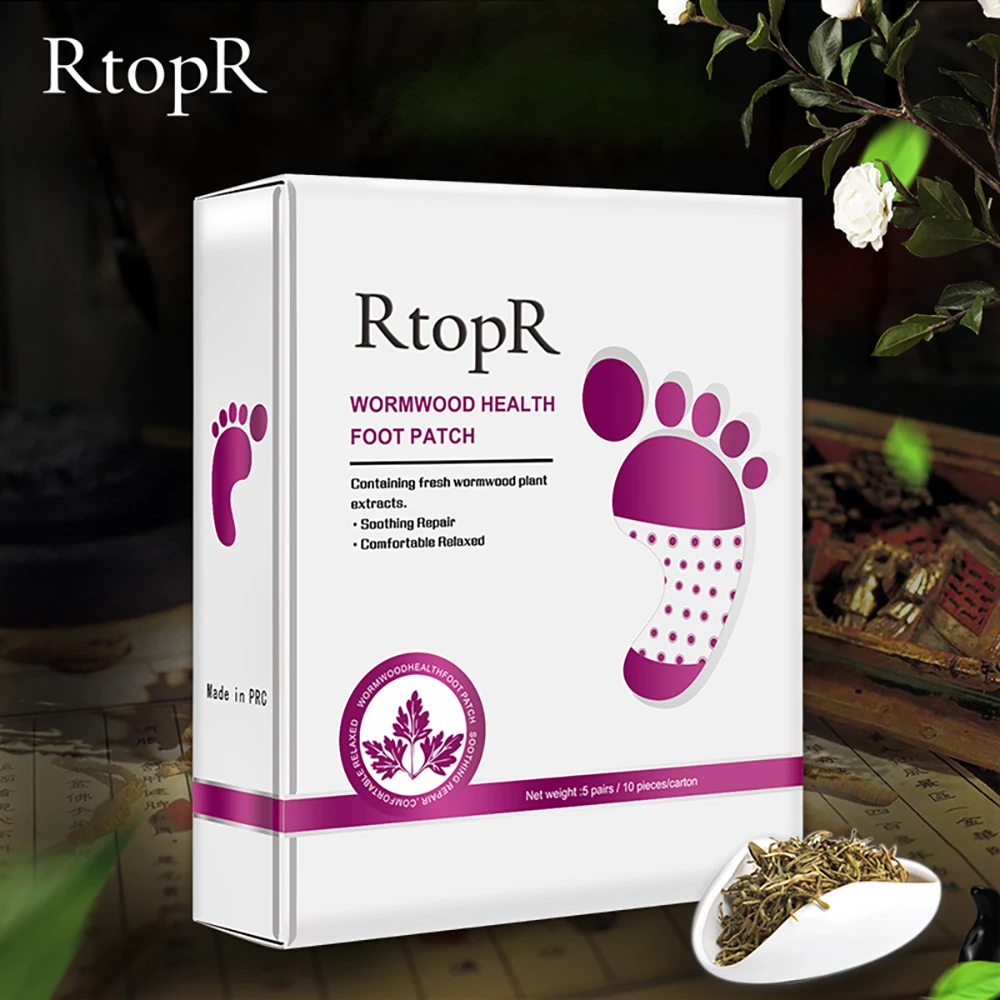 Детокс пластырь для ног полынь здоровье тела улучшает качество сна органические