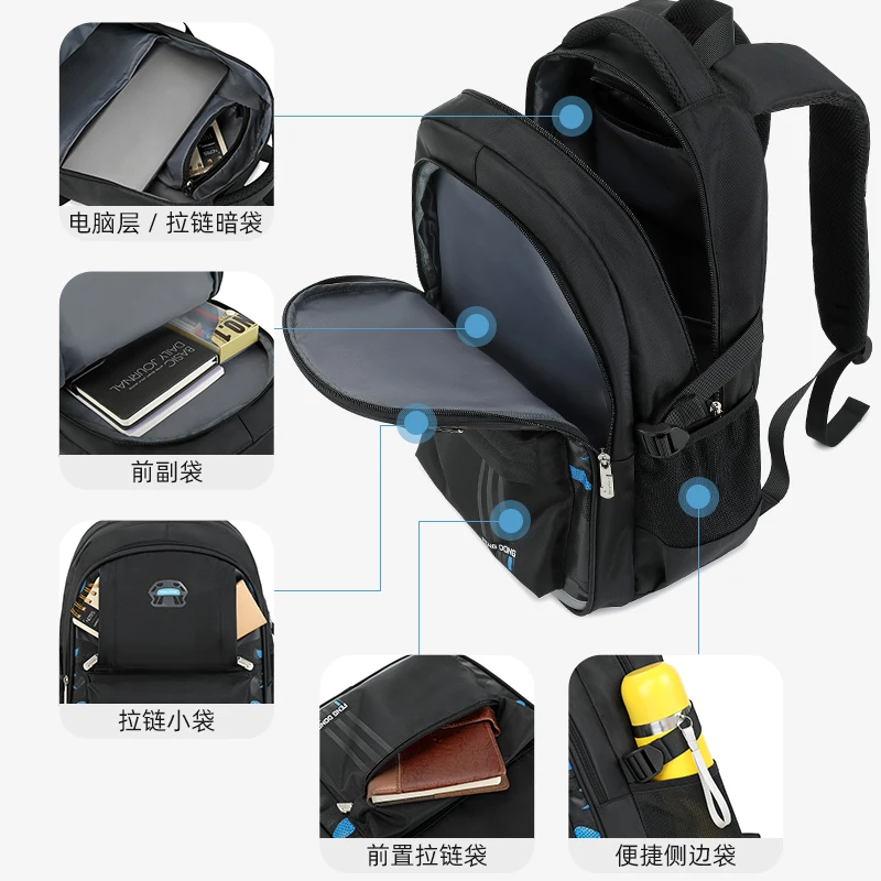 

Schoolbags, boys, primary and secondary school students, backpacks, large-capacity, fashion, trendy, lightweight backpacks