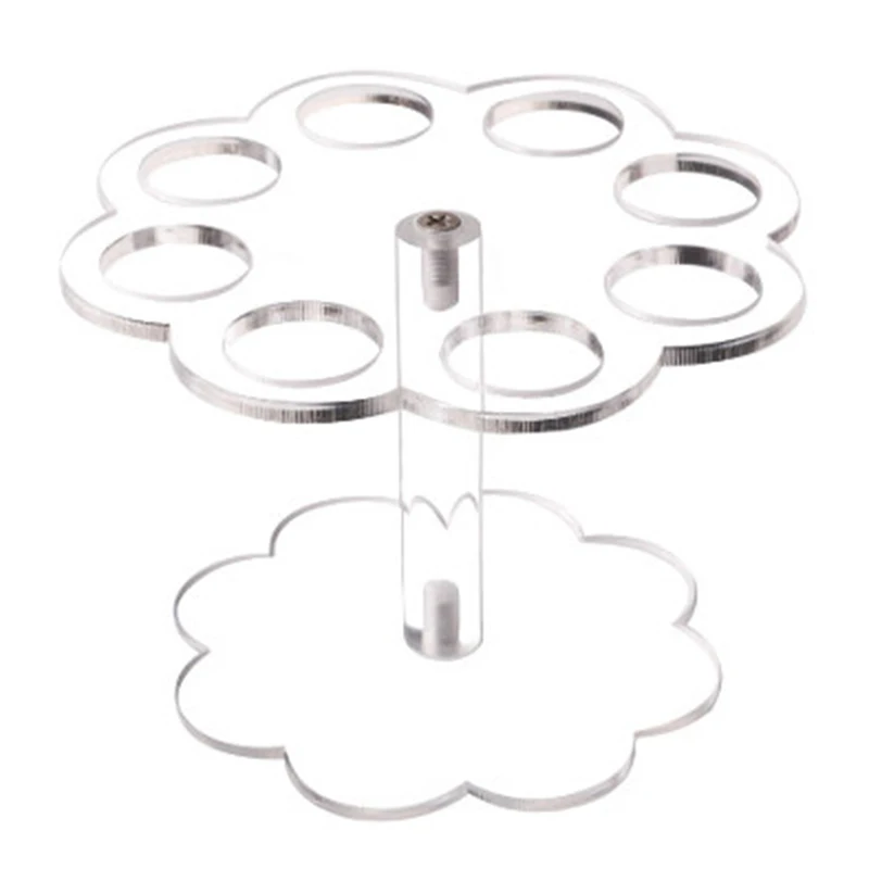 Подставка-держатель для кухни акриловая 8 отверстий многоразовая сделай сам