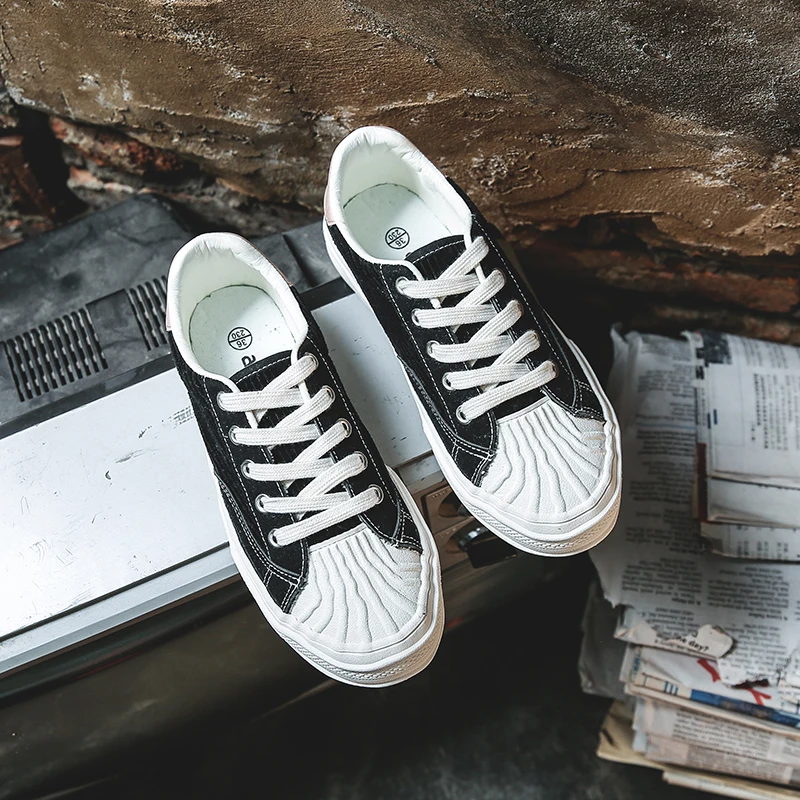 

2021 autumn new breathable Korean corduroy canvas shoes student leisure sports shoes women's net red board shoes