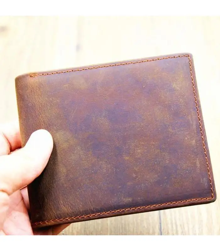 Кошельки для бойфренда тонкие мужские кожаные кошельки с блокировкой RFID