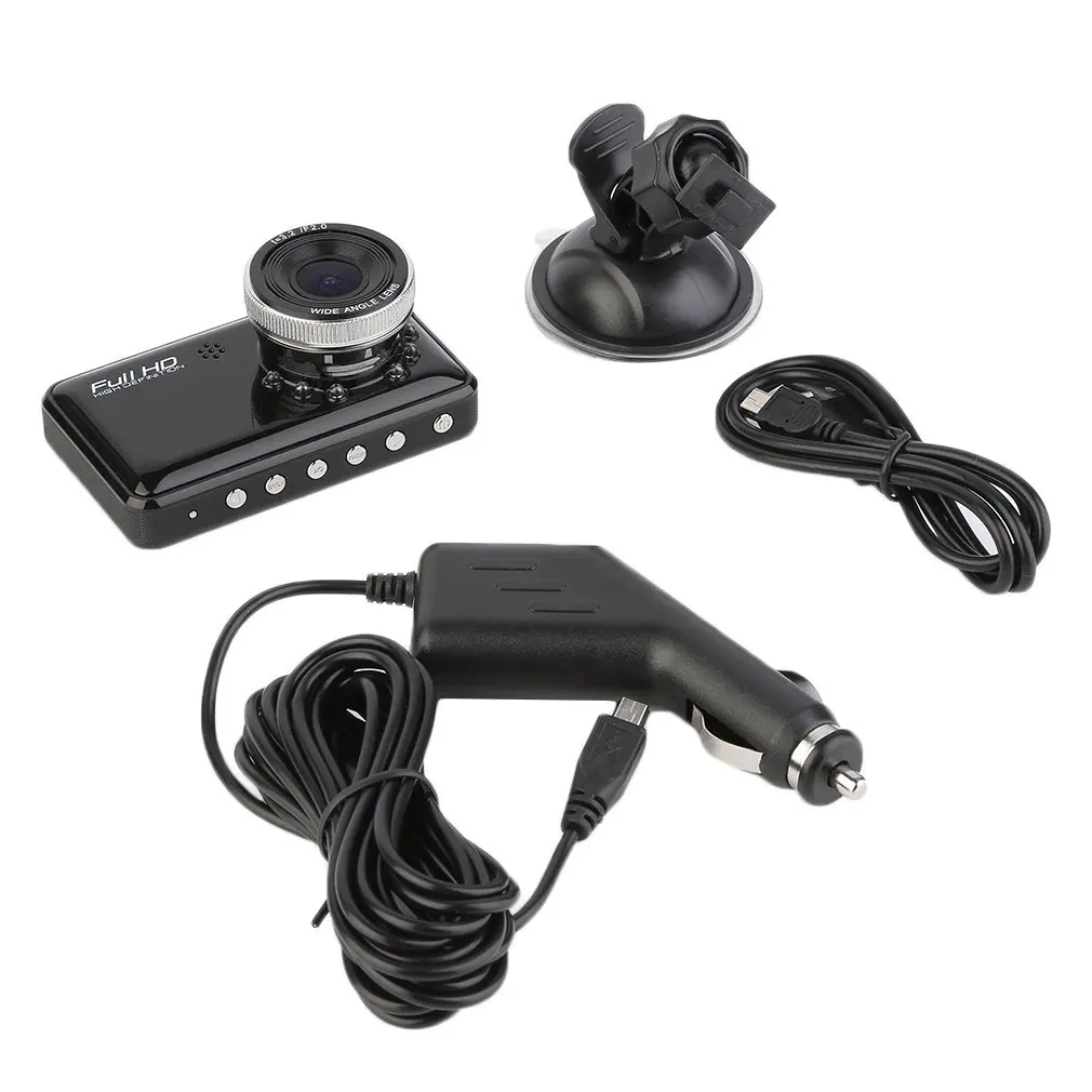 

2,7 "Full HD Расширенный Цифровой видеорегистратор Цифровая камера 1080P Портативная автомобильная видеокамера изысканный дизайн прочный велико...