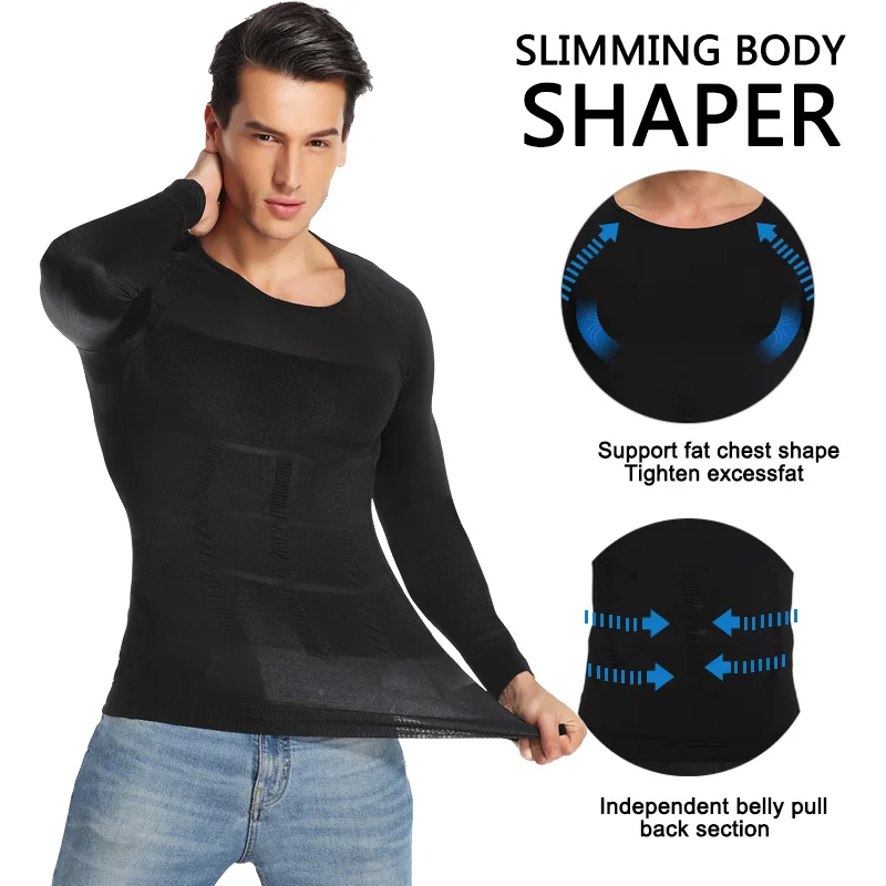 Мужской корсет для похудения мужской живот корректор сжигание жира на груди