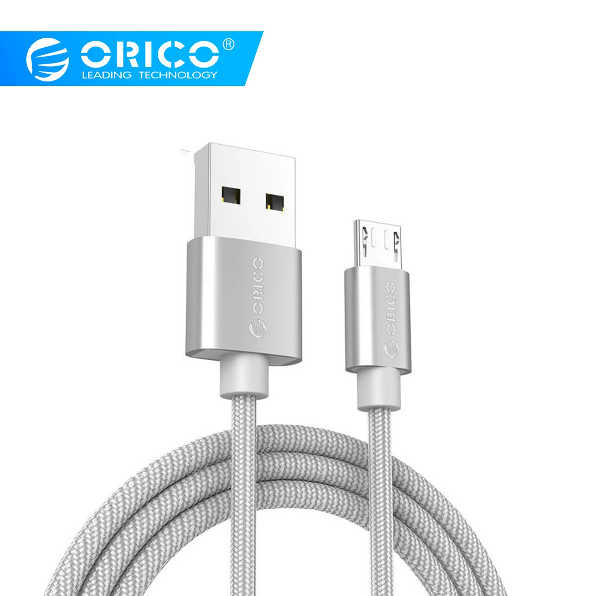 ORICO USB-A-Micro USB кабель 2.4A Быстрая зарядка USB кабель для передачи данных для Xiaomi huawei SamSung LG Letv Android usb кабели для зарядки 1 м
