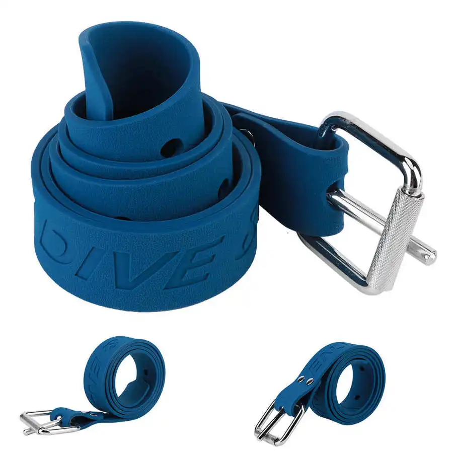 Ремешок силиконовый резиновый с пряжкой из нержавеющей стали 115 см/135 см|Бассейн и