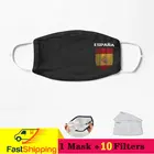 Испания Флаг Испании Моя религия с флагом Испании Mascarilla маска для лица, ткань защитная обложка для рта стираемые многоразового использования