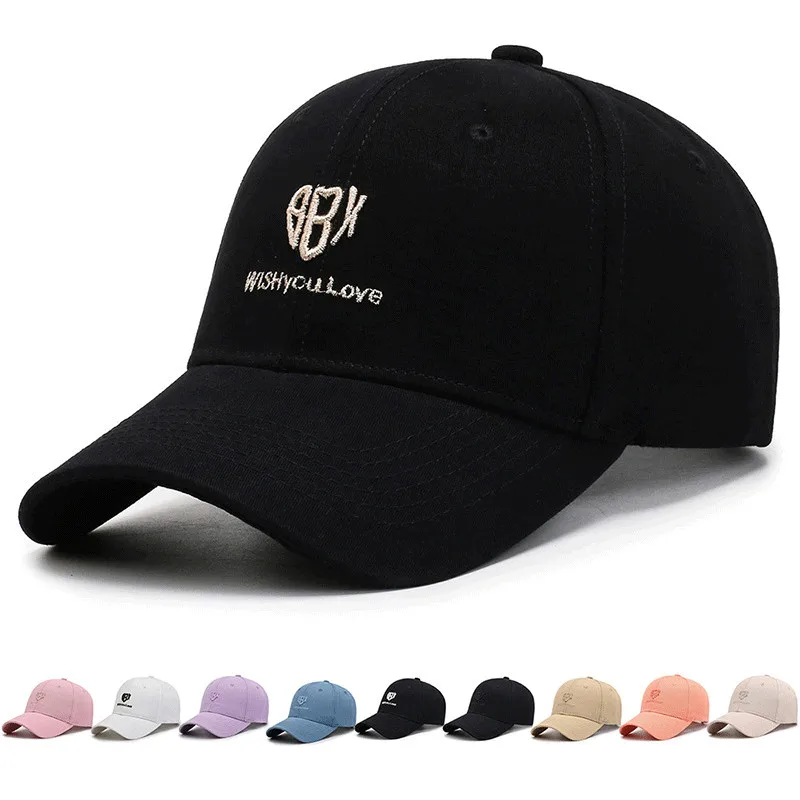 

men's baseball cap korean version of embroidered sun cap personality sunshade fishing cap men's and women's outdoor couples cap