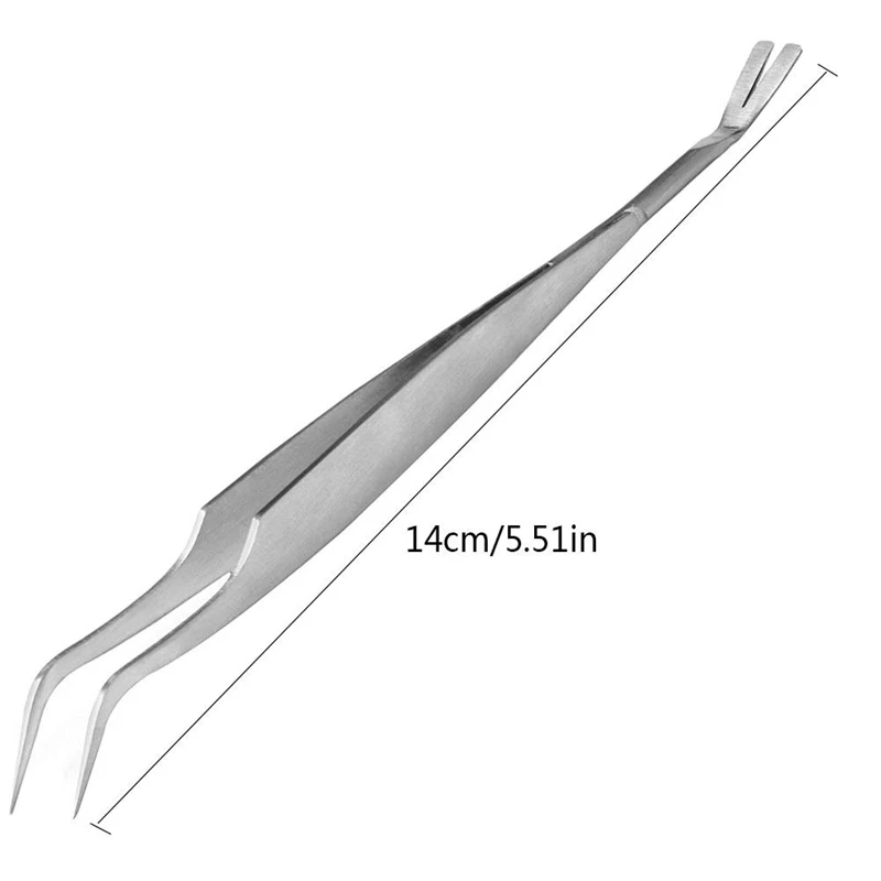 

Pet Dog Flea Remover Tick Removal Tool 2 In 1 Stainless Steel Double Head Fork Tweezers Clip Dogs Cat Puppy Supplies