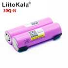 Аккумулятор Liitokala INR18650, литий-ионный перезаряжаемый аккумулятор 18650 на 3000 мАч, 30Q, 20 А, никелевая пластина сделай сам
