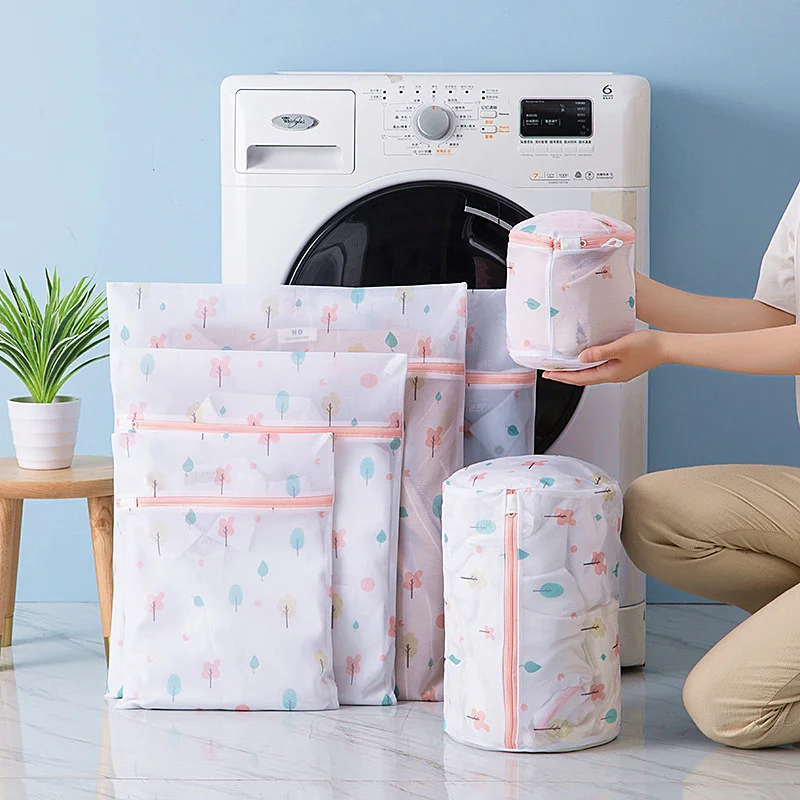 

6 Sizes Polyester Laundry Bag for Underwear Clothes Bra Wash Pouch Household Organizer