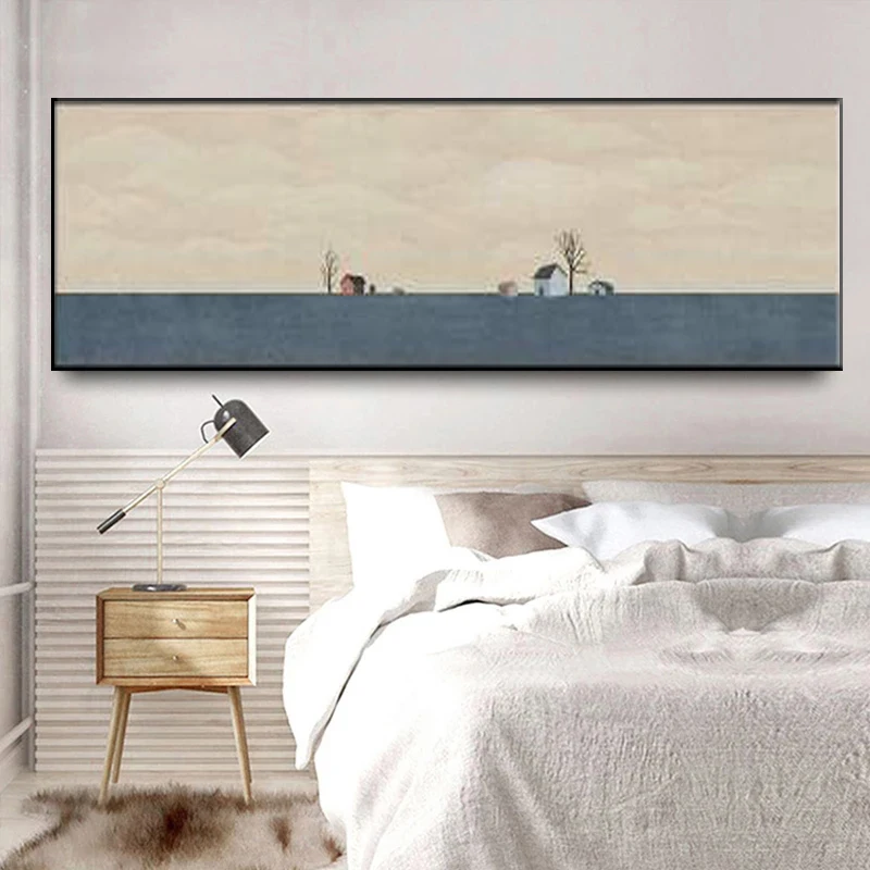 Nordic Современная декоративная картина диван фон стены абстрактная Живопись