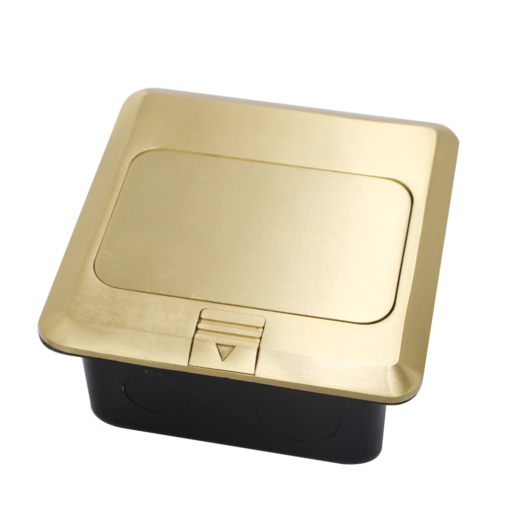 ЕС напольная розетка USB порт для зарядки телефона RJ45 Компьютер алюминиевый сплав