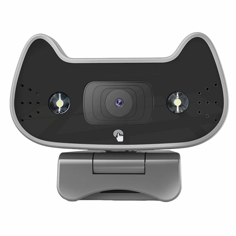 

Webcam Full HD 2MP 1080P Autofocus Webcam, USB Webcam With Microphone Fill Light, For Computer Laptop Desktop Youtube