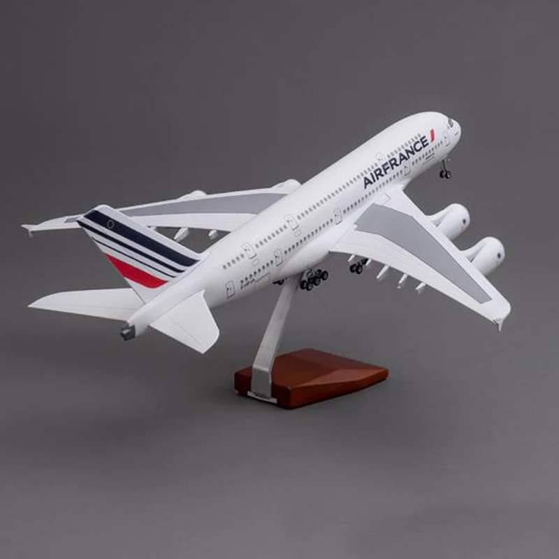 1/160 масштаб 50 См авиакомпания Air France модель Airbus A380 самолета Смола самолет со