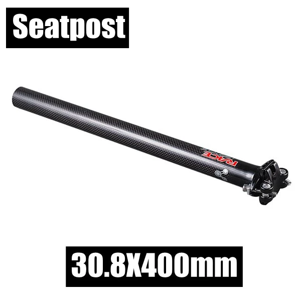 Seatpost 30.8X400mm Гоночная лицевая сторона Next 3K углеродный велосипед MTB Руль набор велосипед подъем/плоский руль или стержень или подседельный штырь Велоспорт Горный запчасти - Цвет: Seatpost 30.8X400mm