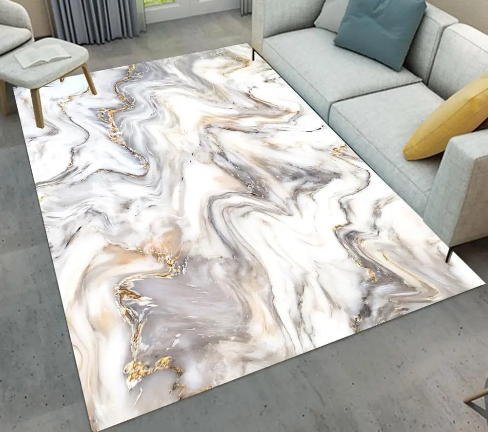 Мраморный коврик напольный для спальни гостиной современный детской комнаты