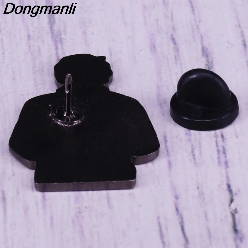 

P5169 Dongmanli Halloween Terror Hard Enamel Pins Badge Backpack Collar Lapel Women Men Jewelry