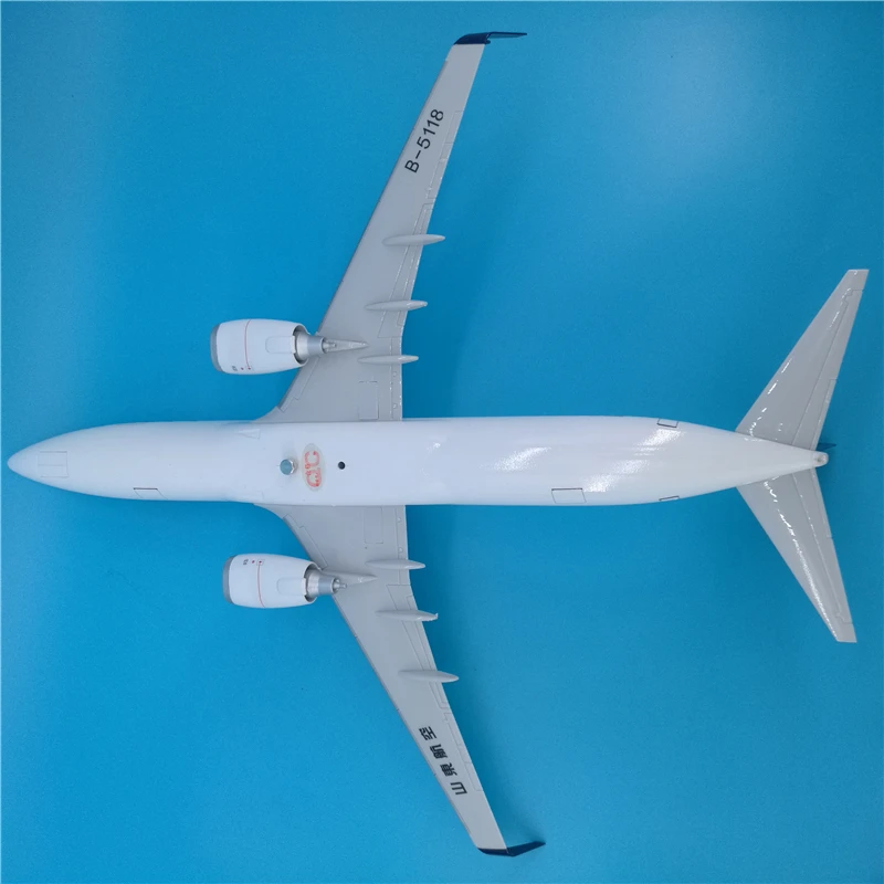 

47cm Shandong Airlines Boeing 737-800 Airplane Model Decoration Shandong Airlines B737 Metal Airplane Models Souvenir Adult Toys