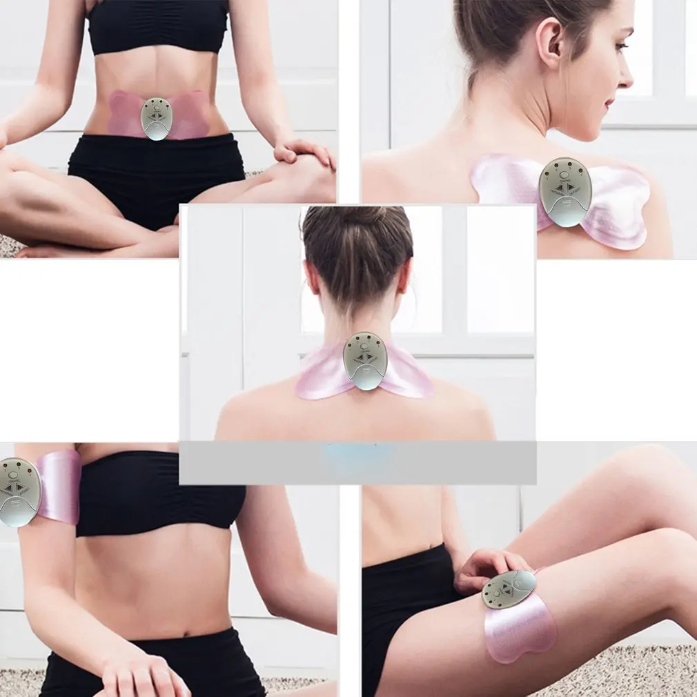 Портативный Беспроводной Электрический массажер бабочка всего тела пояс сзади