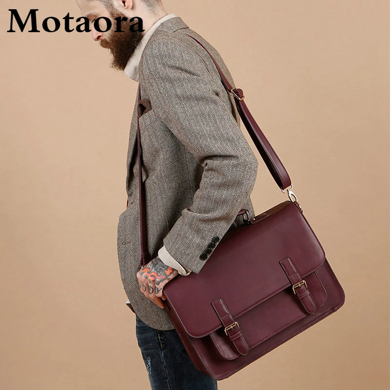 

MOTAORA 2021 новый рюкзак в британском стиле унисекс сумка-мессенджер мужской деловой портфель для 13 "Сумка для ноутбука кожаная сумка для женщин