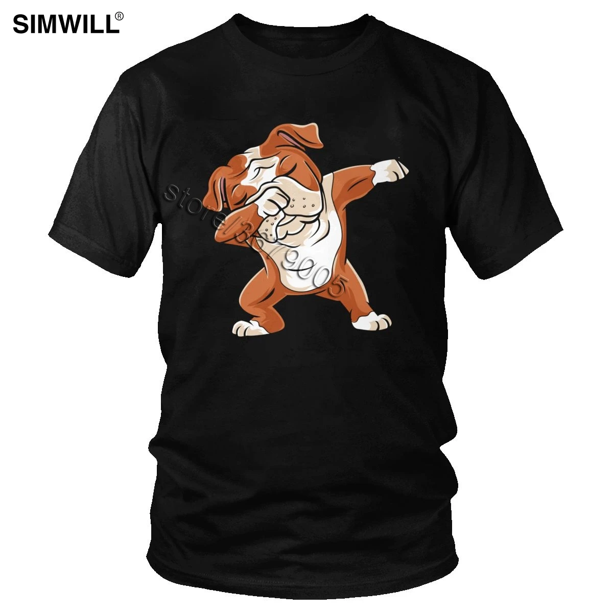 Забавные вытирая Английский бульдог крутая футболка с рисунком &quotКапитана