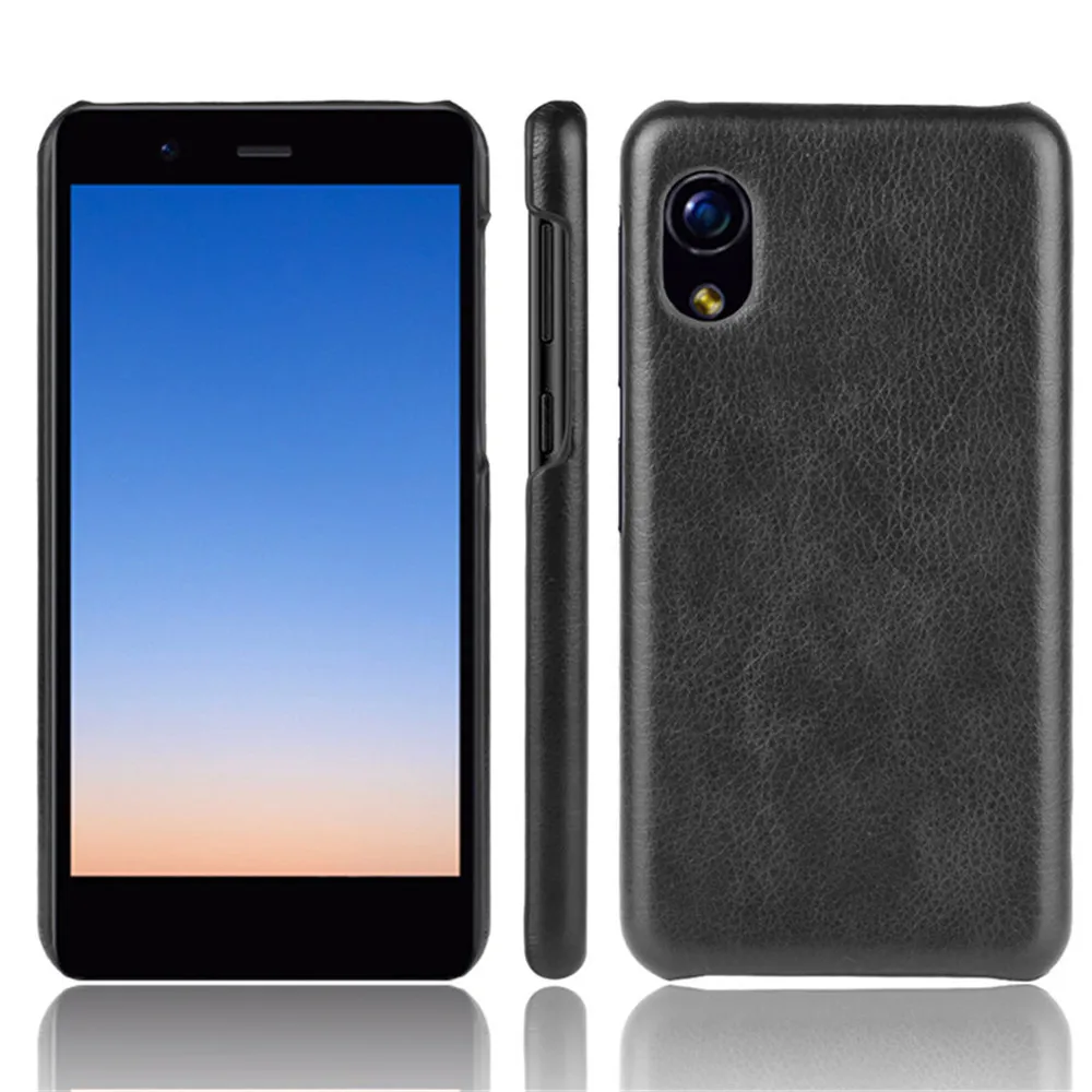 For Rakuten Mini Case 3.6 inch Luxury Litchi Striae PU Leather Thin Hard Back Cover Protective Phone Cases | Мобильные телефоны и