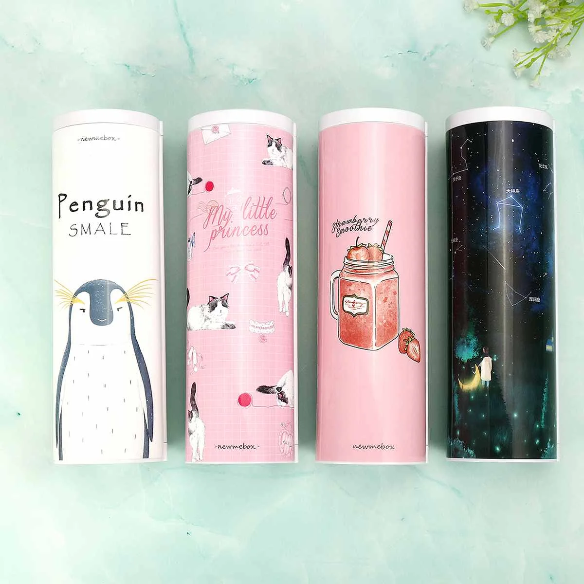 Чехол для карандашей с кодовым замком портативный вместительный футляр ручек и