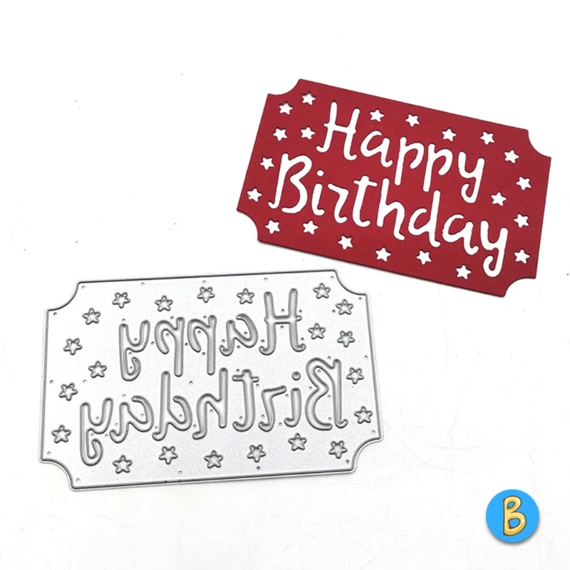 Творческий Элегантный углеродного Сталь Трафаретный вырубной штамп DIY