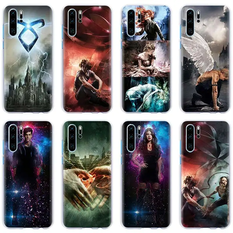 Чехол для телефона Huawei P Smart Pro P20 P30 P40 Lite + Z Cover Shadowhunters Runes жесткие чехлы|Бамперы| |