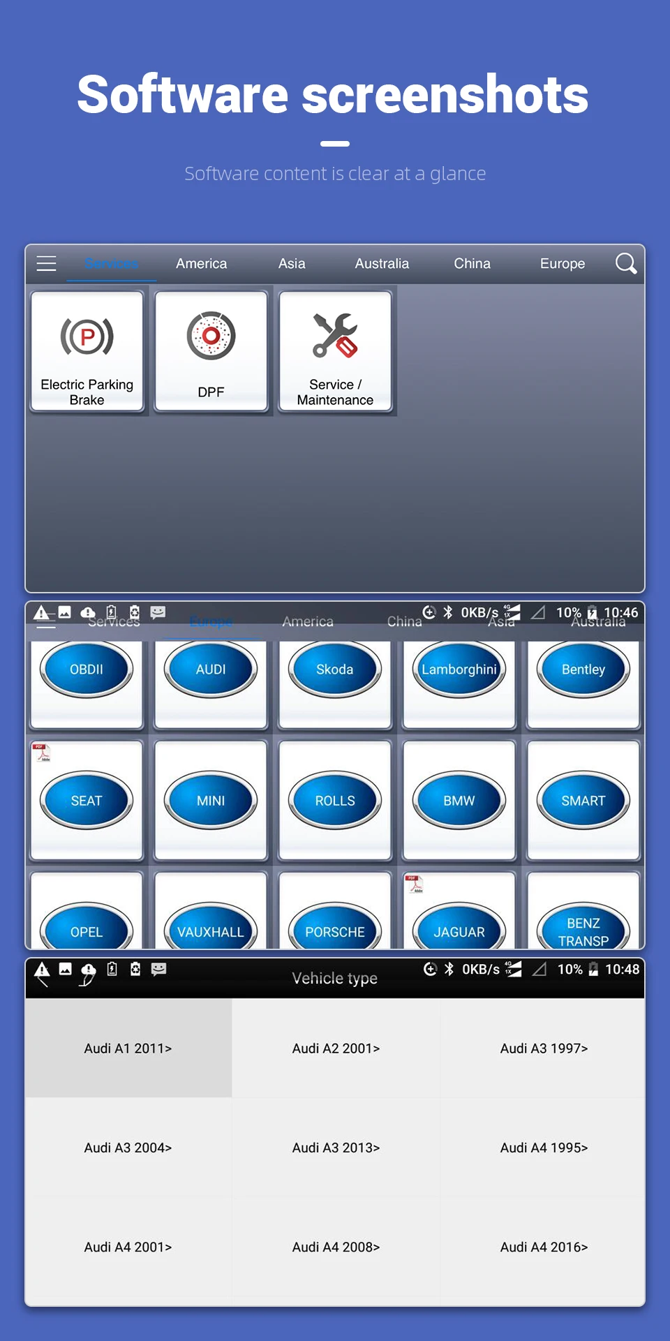 XTOOL Anyscan A30 все системы автомобильный детектор OBDII код считыватель сканер для EPB сброса масла OBD2 Диагностический Инструмент Бесплатное обновление онлайн
