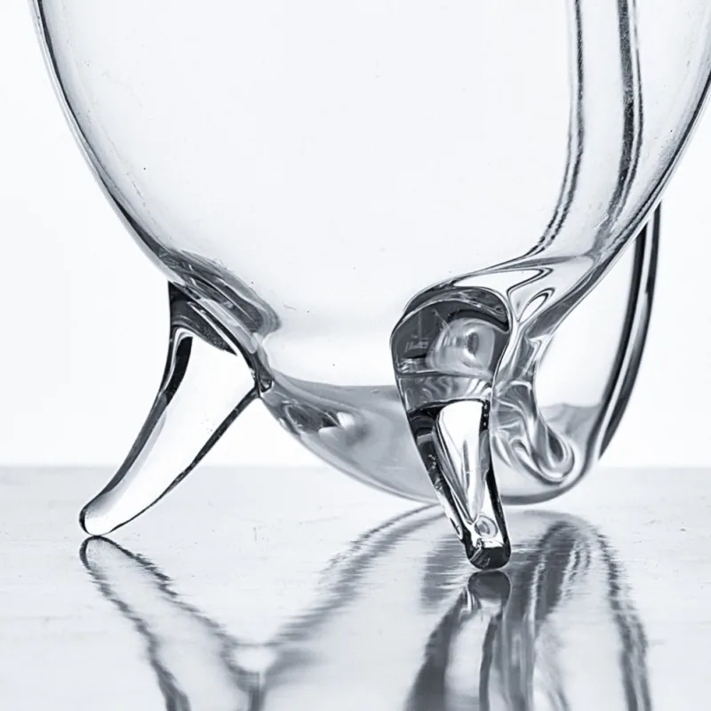 Стакан для вина виски Термостойкое стекло сосущий сок чашка молока с соломенной