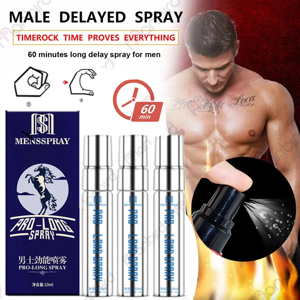 10 мл спрей для продления сексуального акта прочный и длинный 60 минут пенис мы