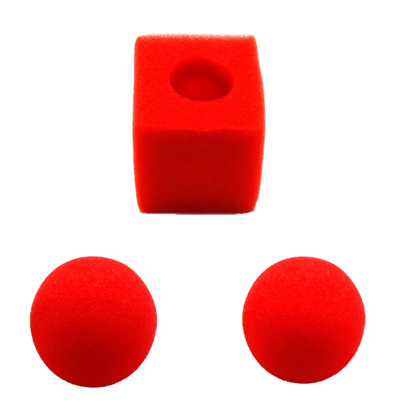 Free Shipping Magic Sponge Ball Two Circles One Square Super Elastic Children's Projects Toy High Quality Red | Игрушки и хобби