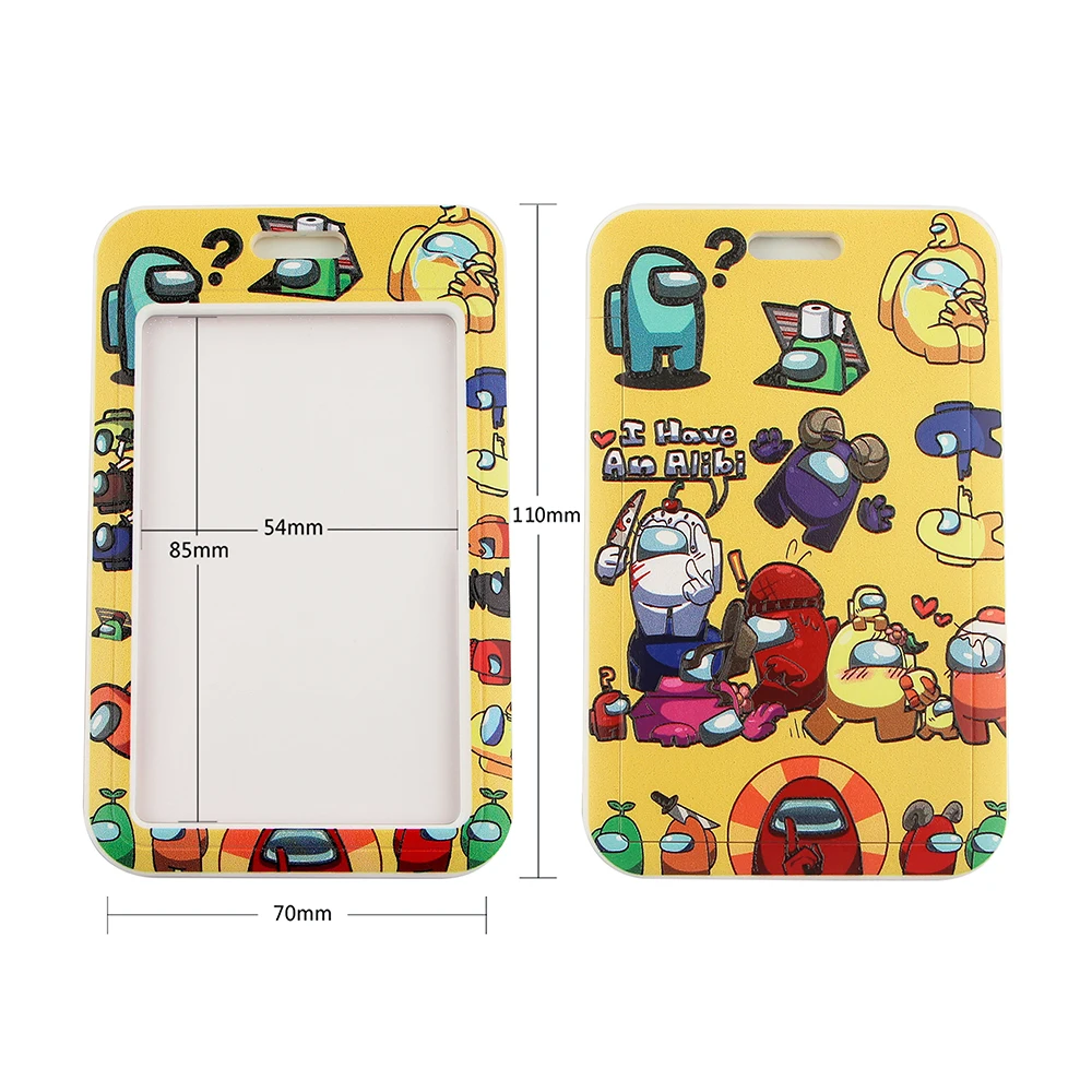 

YA162 Robot Game Lanyard For Keys Fashion Id Badge Holder For Student Card Cover Business Card With Lanyard Birthday Gift