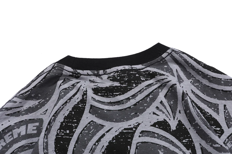 

Hip Hop Leafs Printed T Shirt Men Harajuku Top Tees Streetwear Tshirt 2021 100% Cotton Loose Casual Goth Male T Shirts