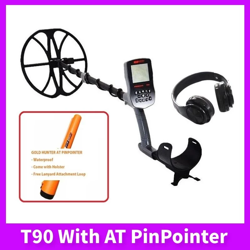 

Gold Hunter T90 Metal Detector PinPointer Waterproof Gold Detector Professional Underground Metal Detector Gold Detector