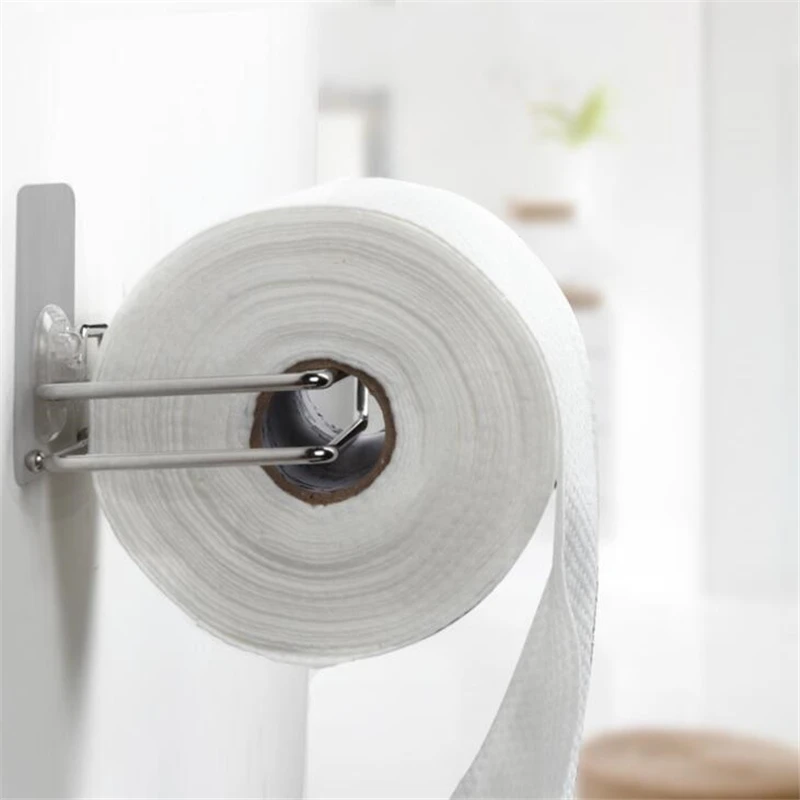 Держатель для туалетной бумаги на кухне из нержавеющей стали моющиеся крючки