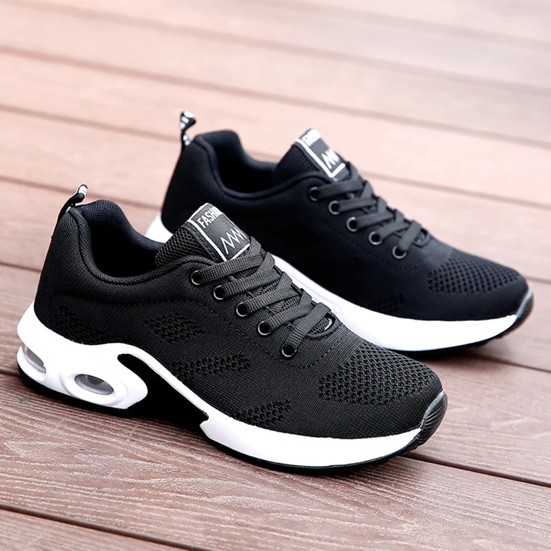 

Platform Sneakers Shoes Breathable Mesh Casual Shoes Woman Fashion Height Increasing Ladies Shoes For Exercise Fitness