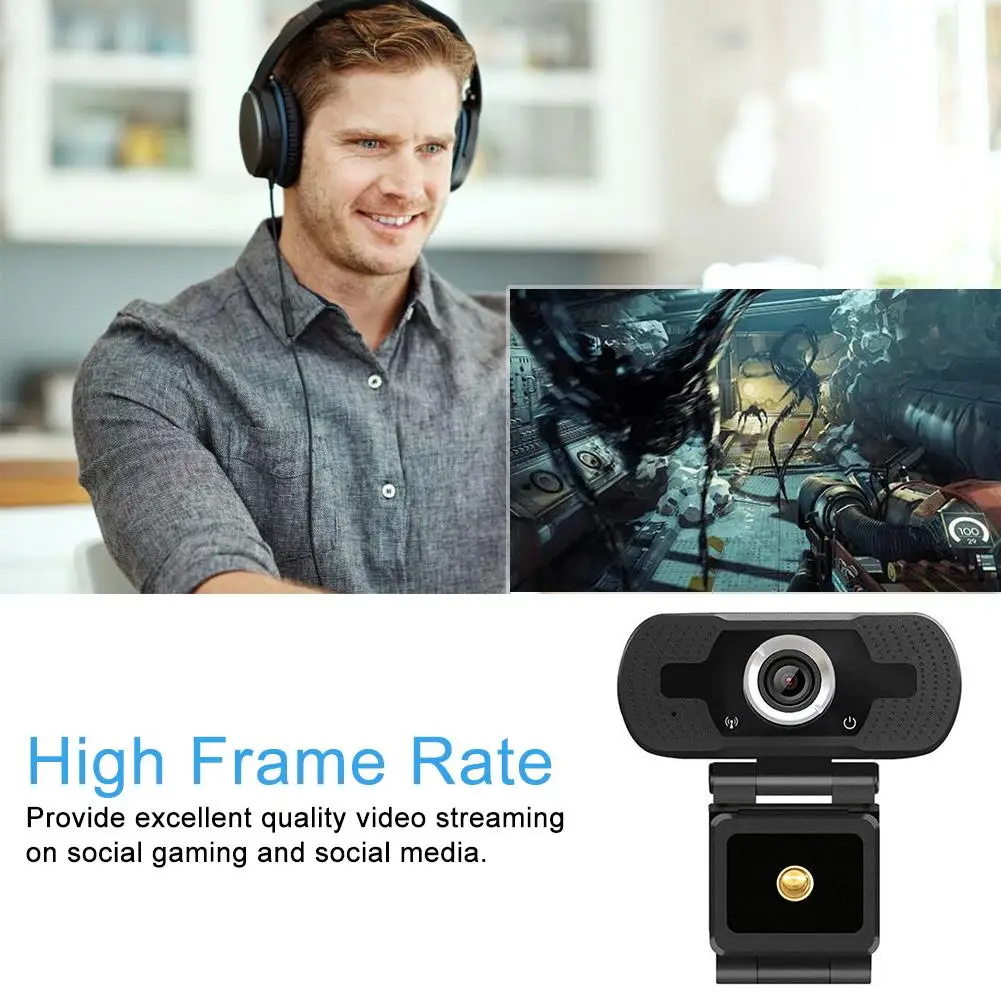 

2 Mega Pixel Webcam 1080p HD Web Cam With Microphone USB Camera For Computer Video Conferencing Online Teaching Dropshipping