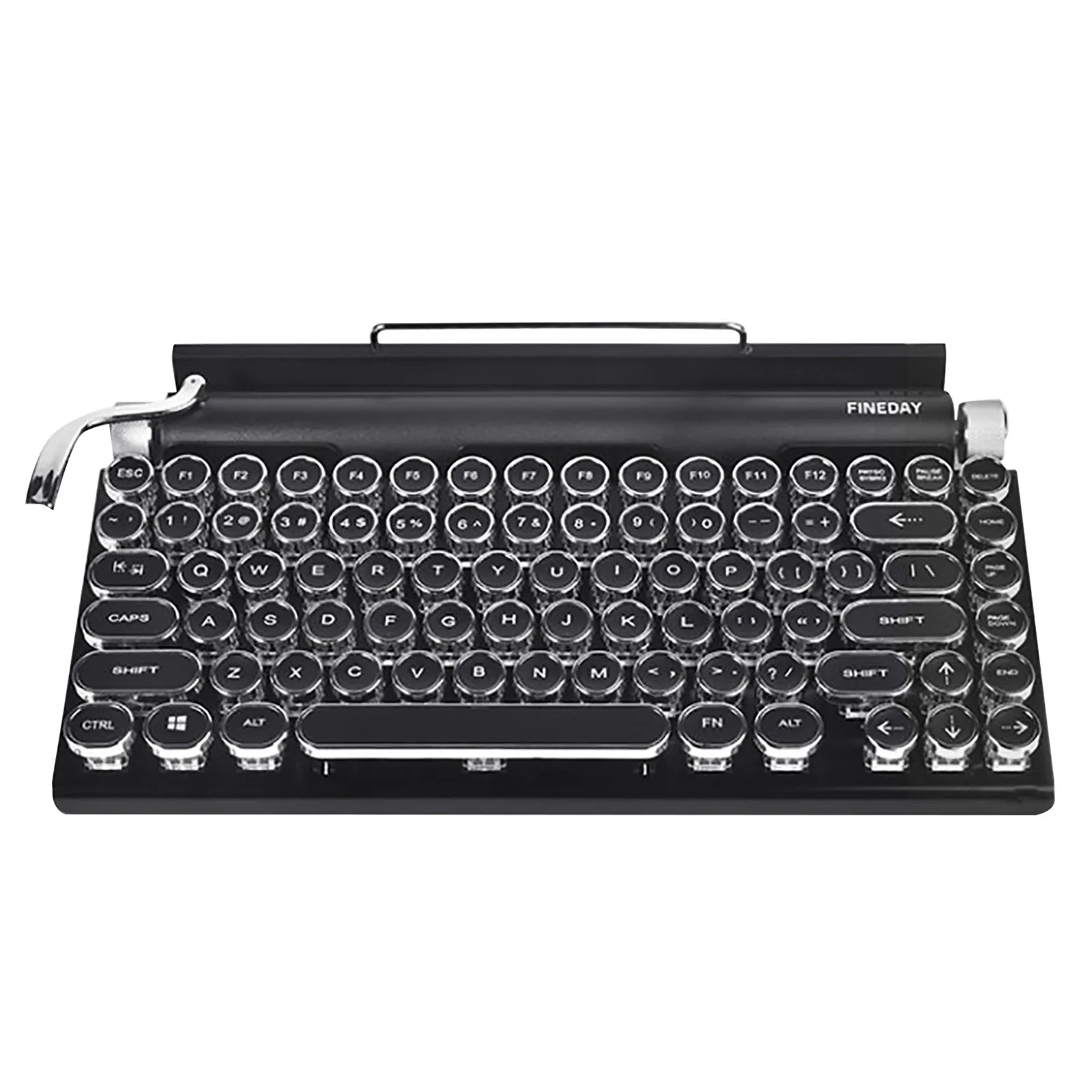 Retro Mechanical Keyboard Dot Typewriter Wireless Bluetooth Keyboards 83keys Computer For PC Laptop Gaming | Компьютеры и офис