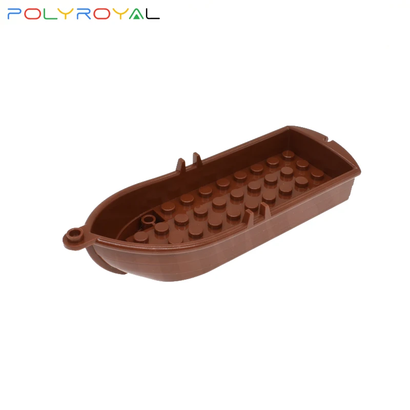 Building Blocks Technology parts Hand rowing wooden boat 5x14x2 1/3 MOC 1  PCS Educational toy for children 21301